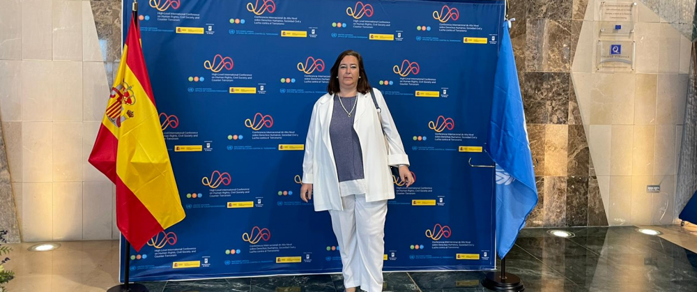 Maite Araluce en la Conferencia de Alto Nivel sobre Derechos Humanos, Sociedad Civil y Lucha contra el Terrorismo